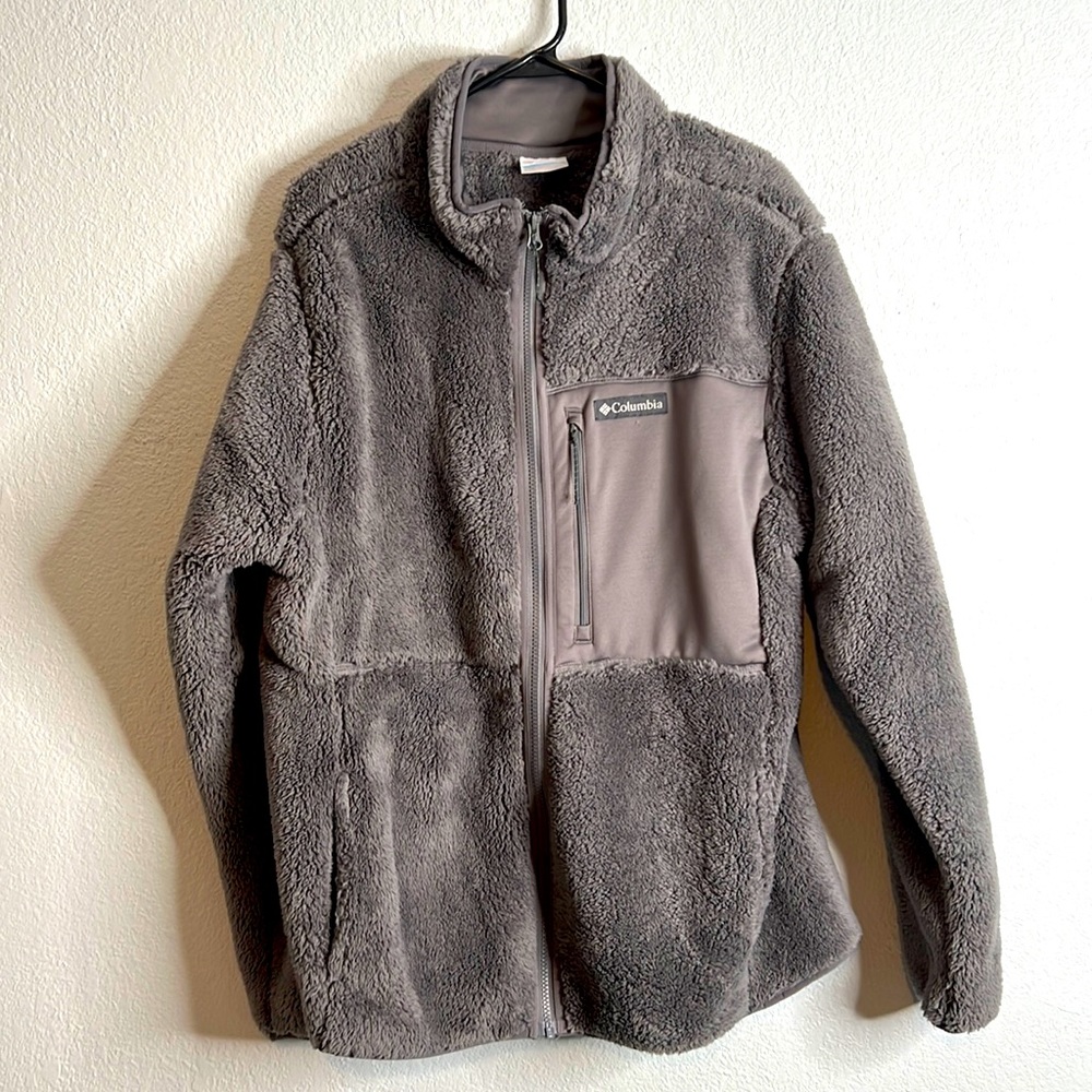 Columbia Fill-Zip Fuzzy Sweater